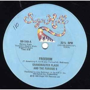 【レコード】Grandmaster Flash And The Furious 5 - FREEDO...