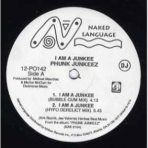 【レコード】PHUNK JUNKEEZ - I AM A JUNKEE 12" US 1992年リリ...