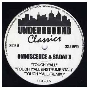 レコード】OMNISCENCE feat SADAT X - TOUCH Y'ALL / AMAZIN 12