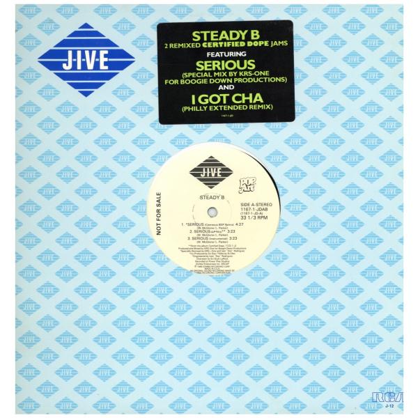 【レコード】STEADY B - SERIOUS / I GOT CHA 12" US 1988年リ...