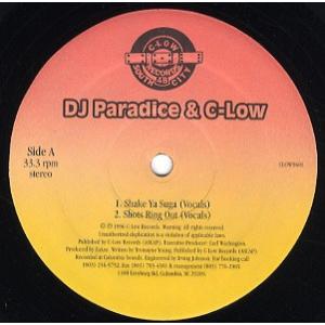 【レコード】DJ PARADICE &amp; C-LOW - SHAKE YA SUGA / SHOTS ...