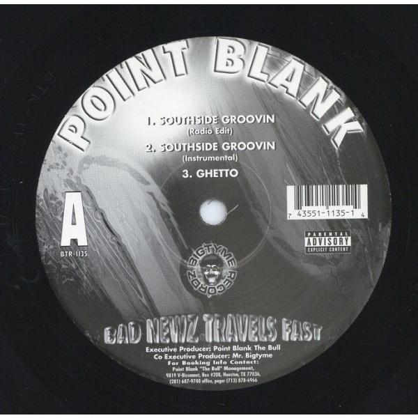 【レコード】POINT BLANK - Southside Groovin / Ghetto (Ba...