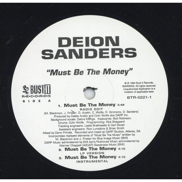 【レコード】DEION SANDERS - MUST BE THE MONEY / IT&apos;S ON ...