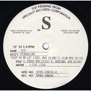【レコード】LISA LISA - SKIP TO MY LU-QDIII REMIX (TEST ...