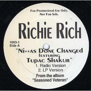 【レコード】RICHIE RICH feat 2Pac - NIG**AS DONE CHANGED...