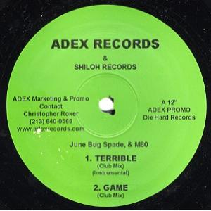 【レコード】JUNE BUG SPADE &amp; M-80 - TERRIBLE / GAME 12" ...