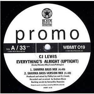 【レコード】CJ LEWIS - HUMAN NATURE / EVERYTHING'S ALRIG...