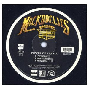 【レコード】MACKADELICS - POWER OF A PLAYA / ON A RIDE 1...