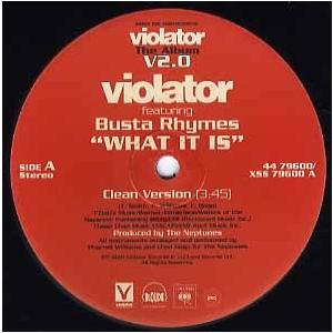 【レコード】VIOLATOR feat BUSTA RHYMES - WHAT IT IS 12&quot; ...