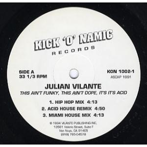 【レコード】JULIAN VILANTE - THIS AIN'T FUNKY, THIS AIN'...