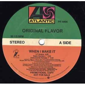 【レコード】ORIGINAL FLAVOR - WHEN I MAKE IT / GRIP DA M...