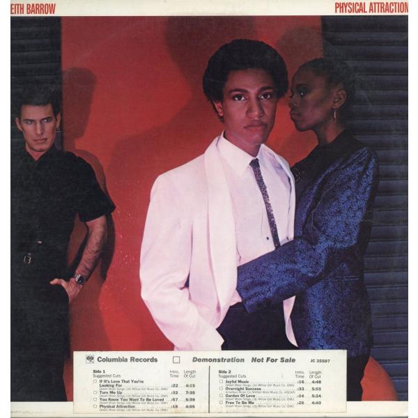 【レコード】KEITH BARROW - PHYSICAL ATTRACTION LP US 197...