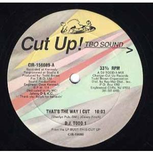 【レコード】D.J. TODD 1 - THAT&apos;S THE WAY I CUT 12&quot; US 19...