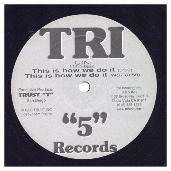 【レコード】THE TRI-5 FAMILY - THIS IS HOW WE DO IT 12" ...