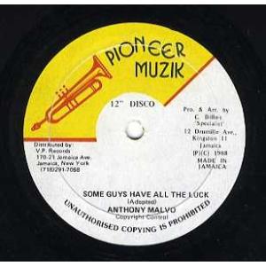 【レコード】ANTHONY MALVO - SOME GUYS HAVE ALL THE LUCK (JAMAICA) 12