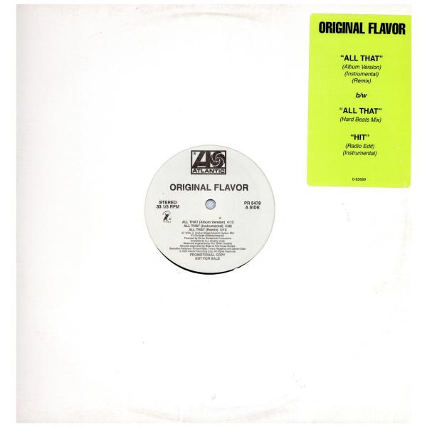 【レコード】ORIGINAL FLAVOR - ALL THAT / HIT (PROMO) 12"...