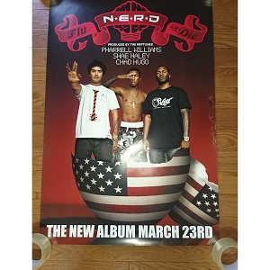 N.E.R.D. - FLY OR DIE (ポスター) POS US 2004年リリース
