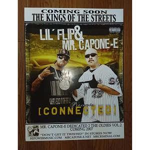 LIL FLIP &amp; ME CAPONE-E - PRESENTS CONNECTED (ポスター)...