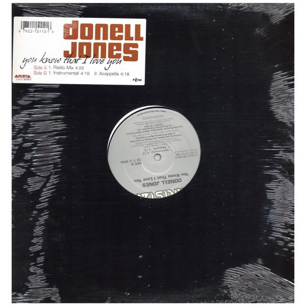 【レコード】DONELL JONES - YOU KNOW THAT I LOVE YOU 12" ...