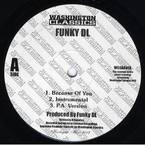 【レコード】FUNKY DL feat Guile - BECAUSE OF YOU  / WOND...