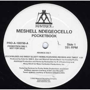 【レコード】MESHELL NDEGEOCELLO - POCKETBOOK (WHITE) 12"...