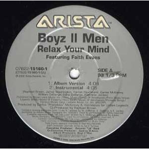 【レコード】BOYZ II MEN feat Faith Evans - RELAX YOUR MI...