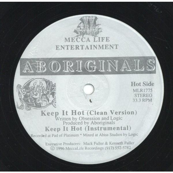 【レコード】ABORIGINALS - KEEP IT HOT / THE JOINT 12" US...