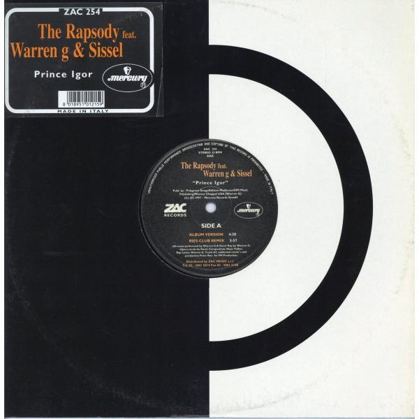【レコード】THE RAPSODY feat Warren G, Sissel - PRINCE I...