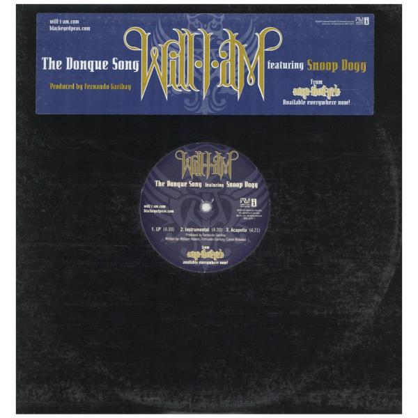 【レコード】WILL I AM feat Snoop Dogg - THE DONQUE SONG ...
