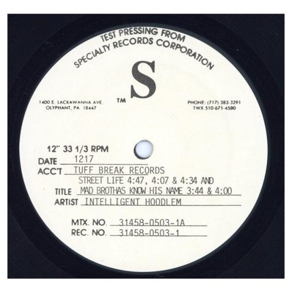 【レコード】INTELLIGENT HOODLUM - Street Life (Crusaders...