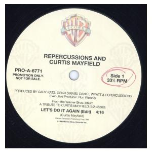 【レコード】REPERCUSSIONS & CURTIS MAYFIELD - LET'S DO IT AGAIN 12