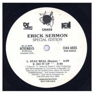 【レコード】ERICK SERMON - SPECIAL EDITION (RE) EP US 1993年リリース｜freaksrecords-2