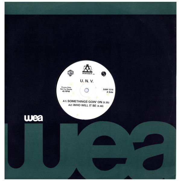 【レコード】U.N.V. - SOMETHINGS GOIN' ON / WHO WILL IT B...