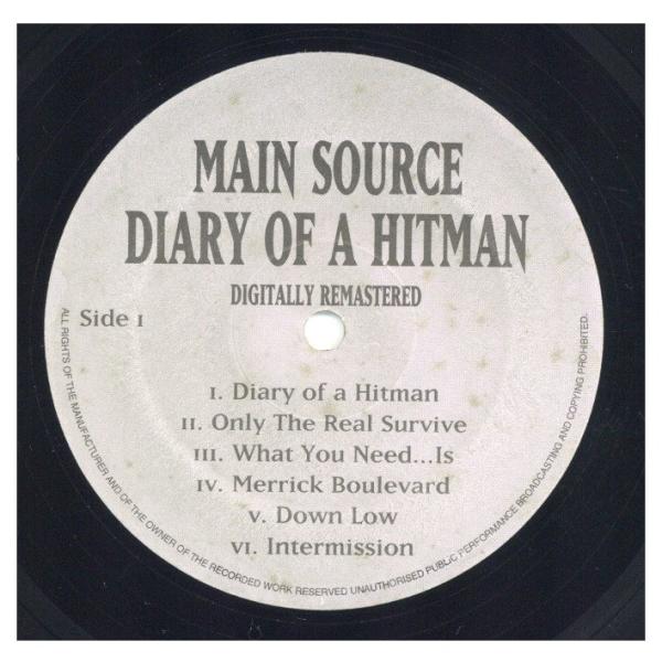 【レコード】MAIN SOURCE - DIARY OF A HITMAN (RE) LP UK 1...