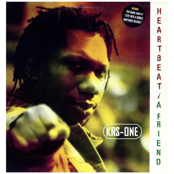 【レコード】KRS-ONE - HEARTBEAT / STEP INTO A WORLD (RAP...