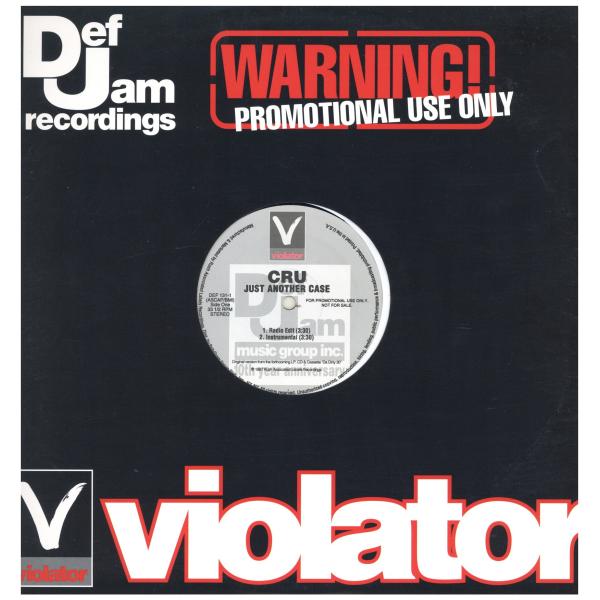 【レコード】CRU feat Slick Rick - JUST ANOTHER CASE (PRO...