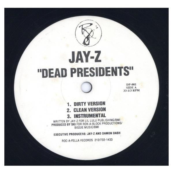 【レコード】JAY-Z - DEAD PRESIDENTS / JAY-Z'S LISTENING ...