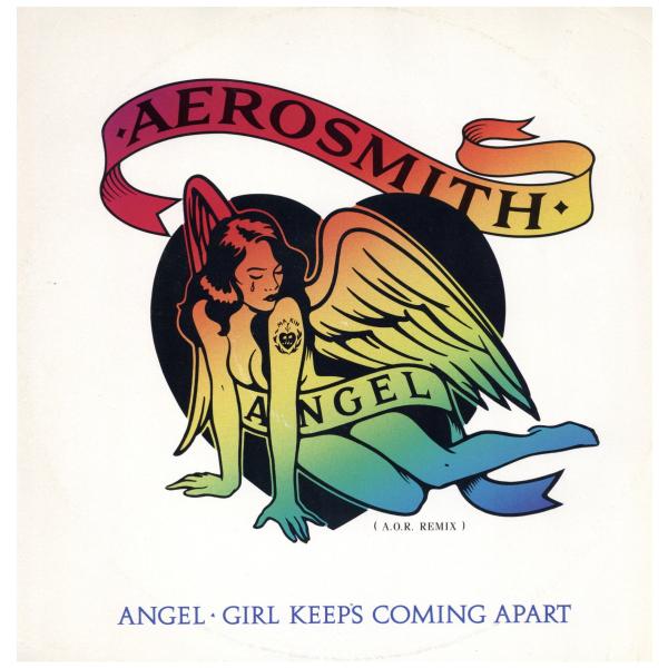 【レコード】AEROSMITH - ANGEL (A.O.R. REMIX) / GIRL KEEP...