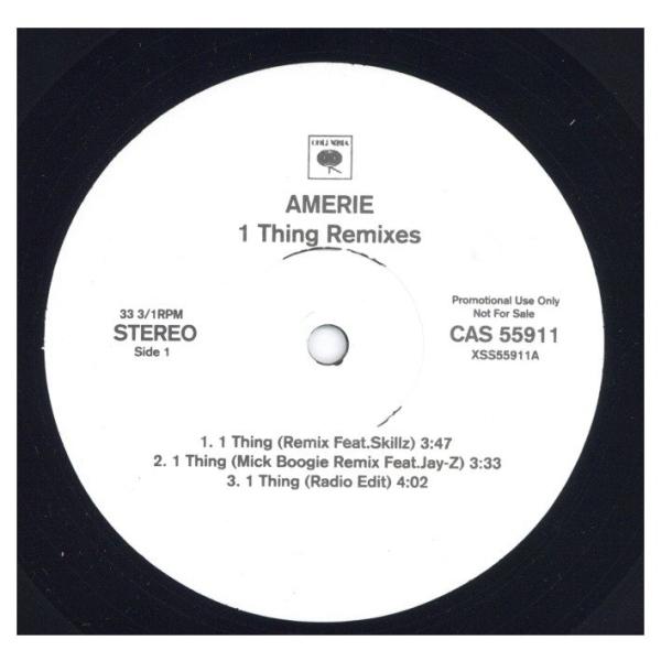【レコード】AMERIE - 1 THING (REMIX) / ROLLING DOWN MY F...