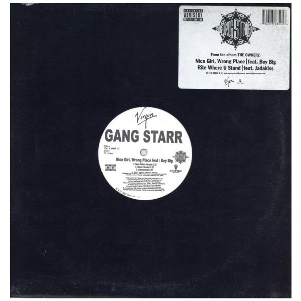【レコード】GANG STARR - NICE GIRL, WRONG PLACE / RITE W...