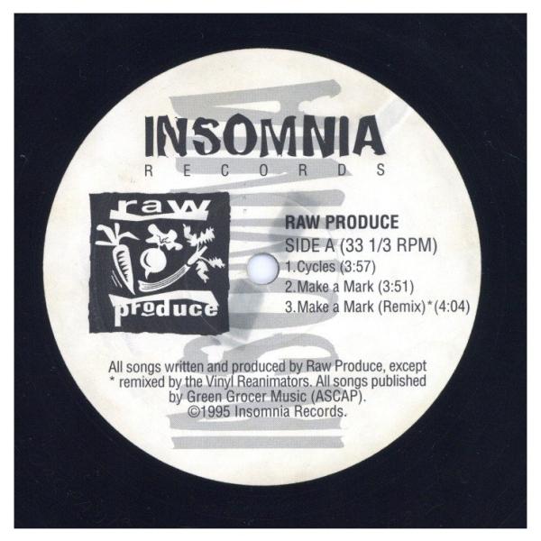 【レコード】RAW PRODUCE - CYCLES / MAKE A MARK (2nd Pres...