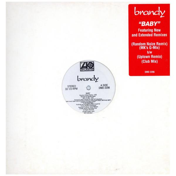 【レコード】BRANDY - BABY (Uptown Remix by D'Angelo) 12"...