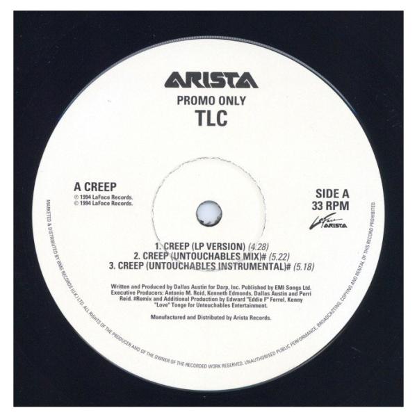 【レコード】TLC - CREEP (UK PROMO) 12" US 1994年リリース