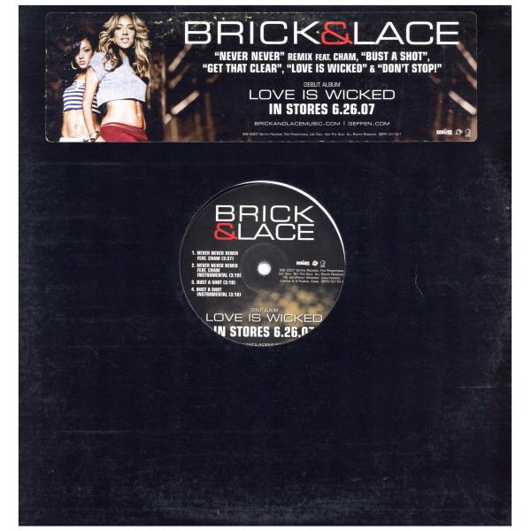 【レコード】BRICK &amp; LACE - Never Never (Remix) / Bust A ...