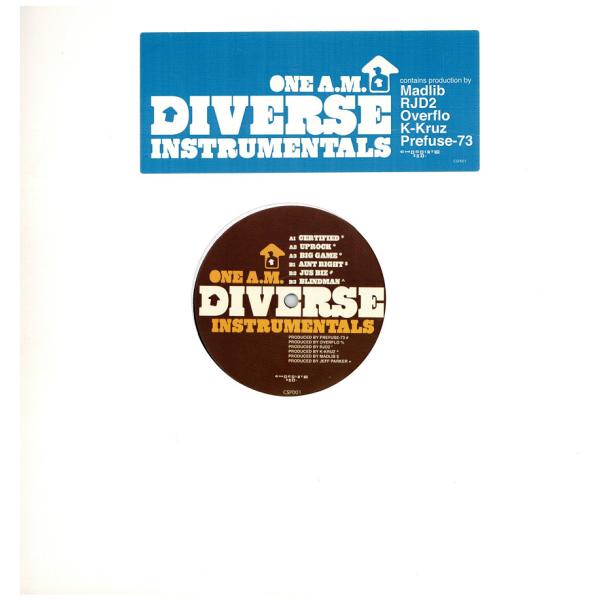 【レコード】DIVERSE - ONE A.M. (INSTRUMENTALS) 2xLP US 2...