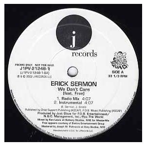 【レコード】ERICK SERMON feat Free - WE DON'T CARE 12" U...