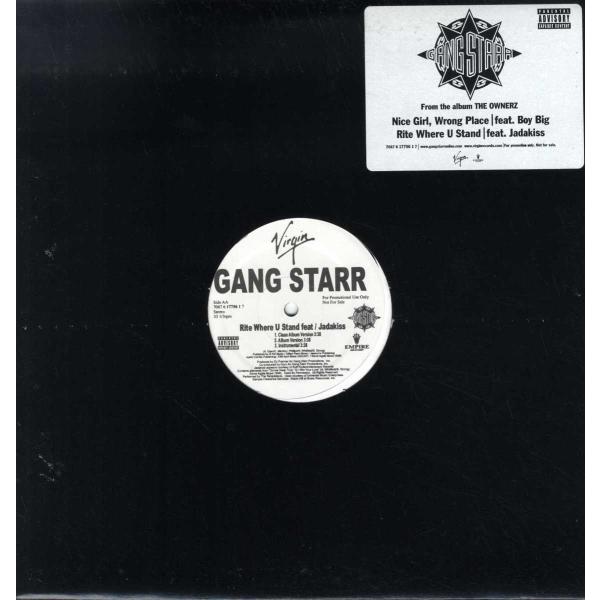 【レコード】GANG STARR - NICE GIRL, WRONG PLACE / RITE W...