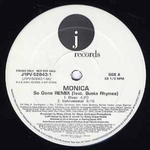 【レコード】MONICA feat Busta Rhymes - SO GONE-REMIX 12&quot;...