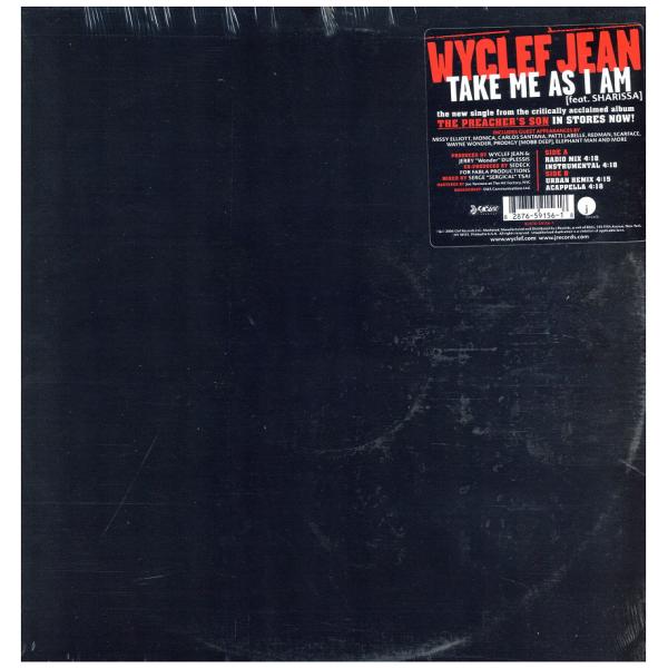 【レコード】WYCLEF JEAN feat Sharrissa - TAKE ME AS I AM...