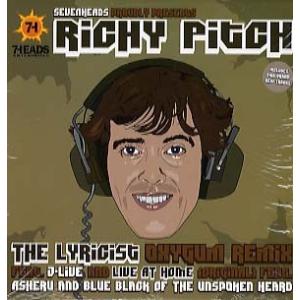 【レコード】RICHY PITCH - THE LYRICIST-OXYGUM REMIX 12" ...